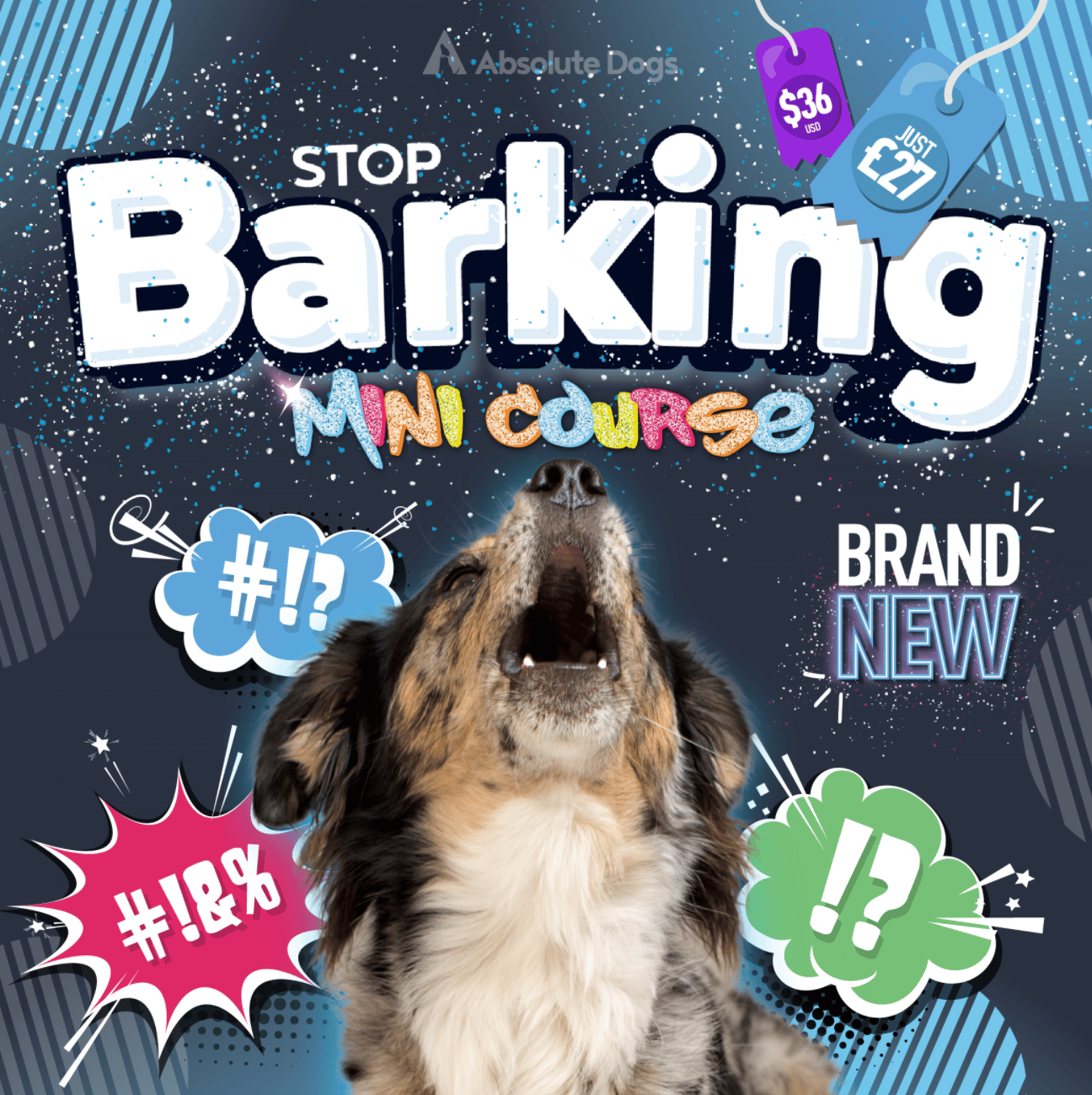 Free Course: How to Train Your Dog to Stop Barking